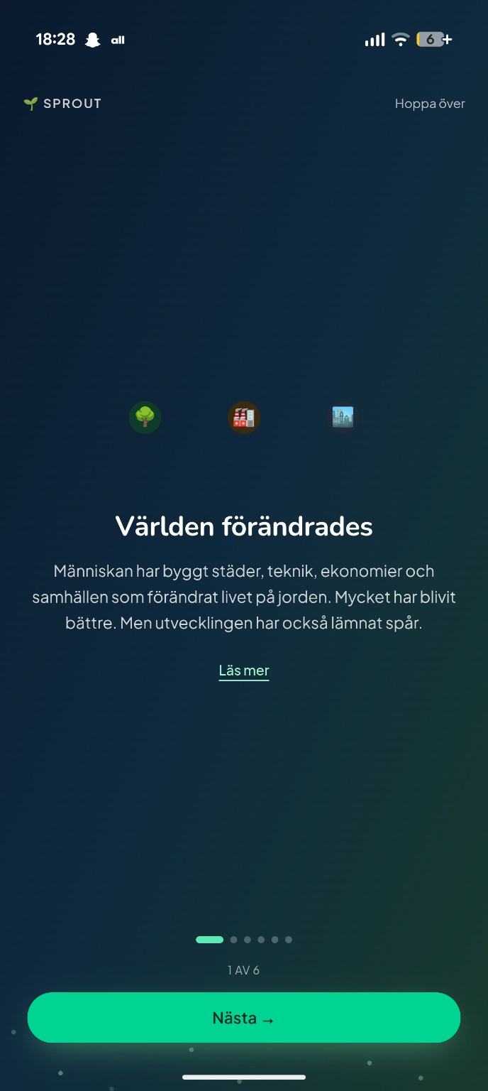 Sprout – Onboarding